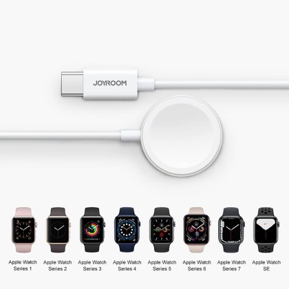 Ασύρματος φορτιστης της εταιρίας joyroom για Apple Watch 1,2 m 